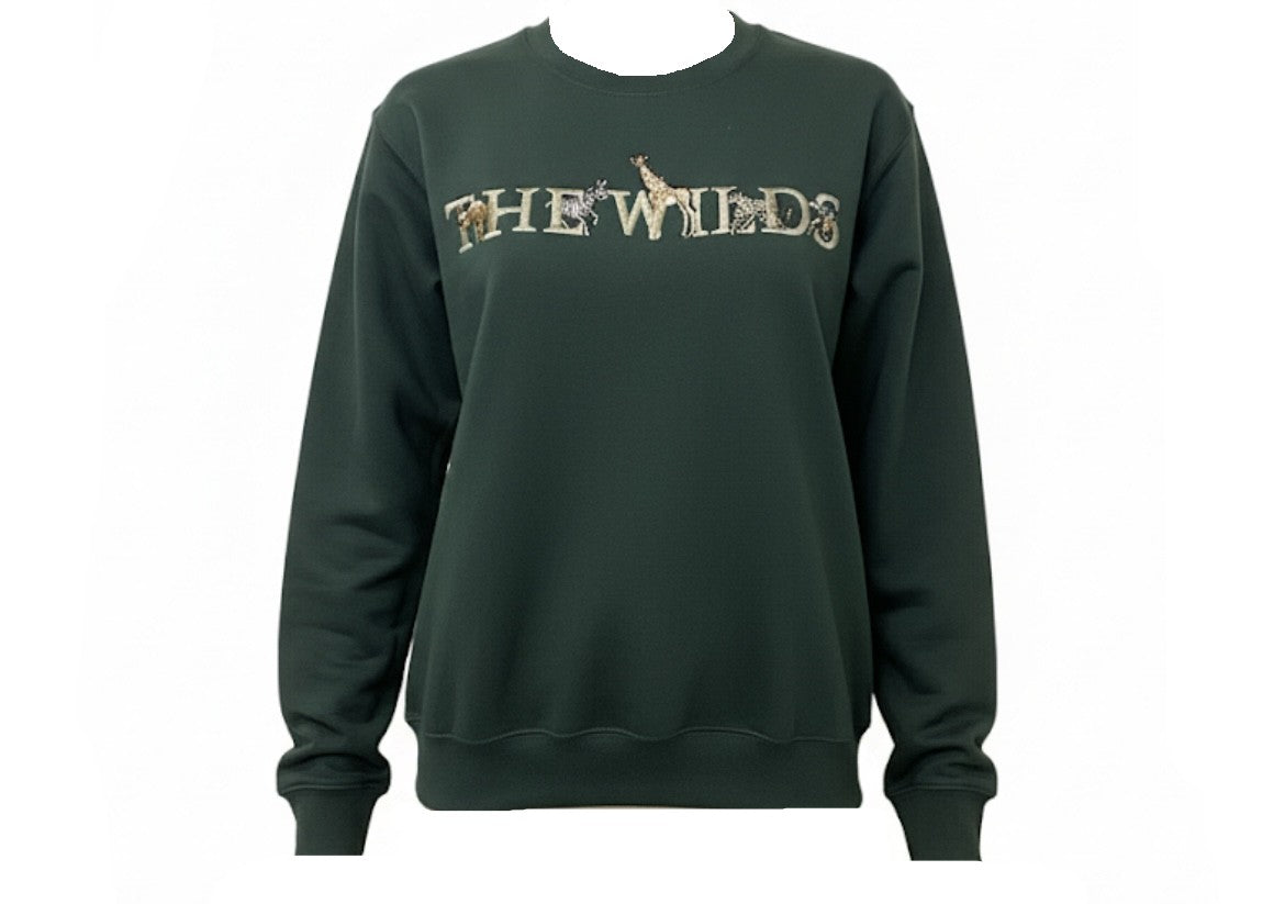 THE WILDS EMBROIDERED CREW