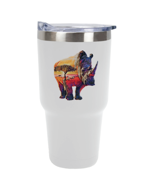30 OZ RHINO WHITE TUMBLER