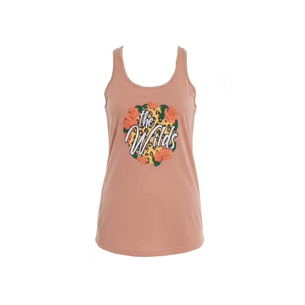 LDS WILD ROSES TANK MAUVE