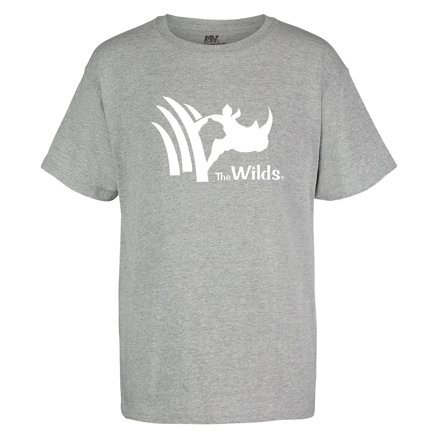 YOUTH LOGO GREY T