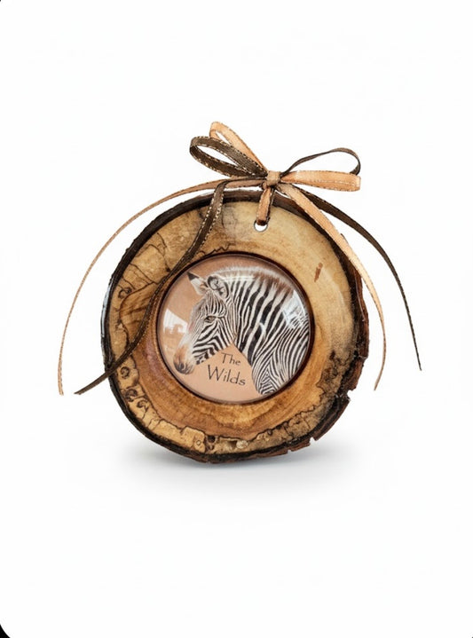 ELLEN'S ART ZEBRA ORNAMENT