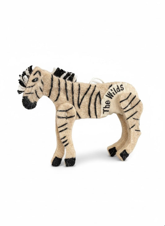 ZEBRA WOOL ORNAMENT