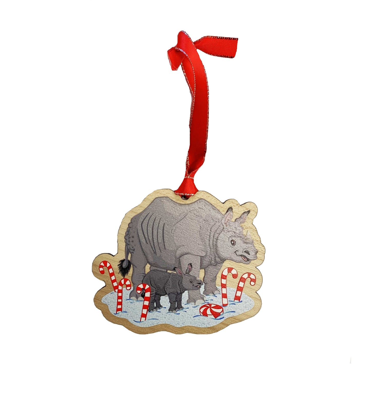 P.N. ORNAMENT ASIAN RHINO