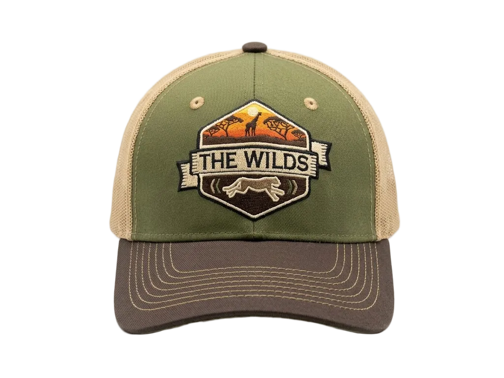 WILD OUTDOORS CHEETAH/GIRAFFE PATCH CAP
